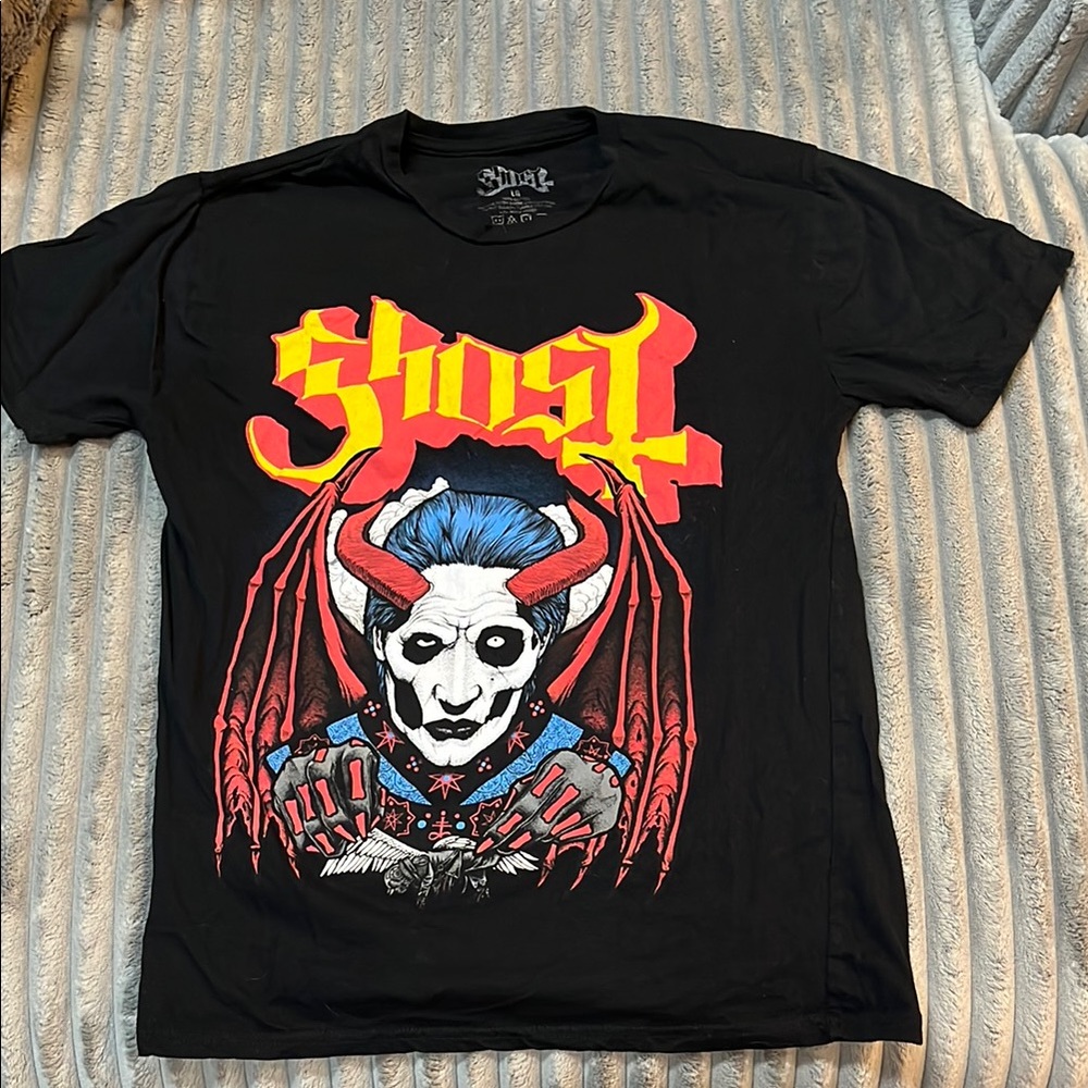 Ghost Black Graphic T-Shirt